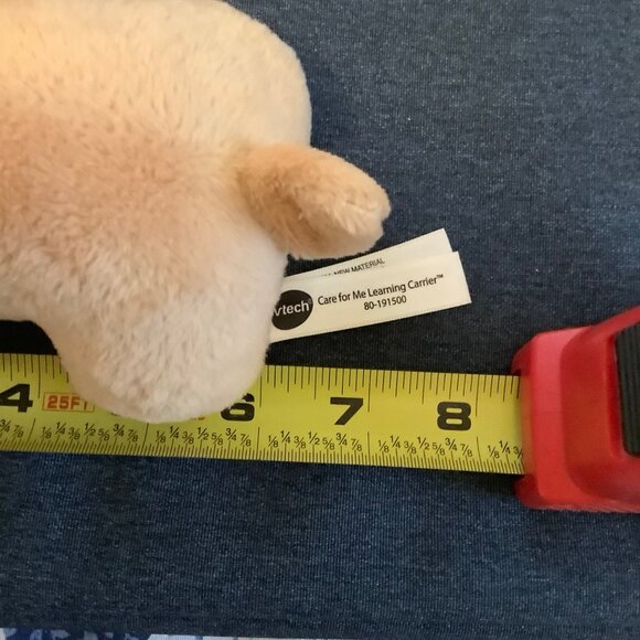 VTech Care For Me Learning Plush Puppy Dog Girl Toy 6" Stuffed Animal - Picture 6 of 6